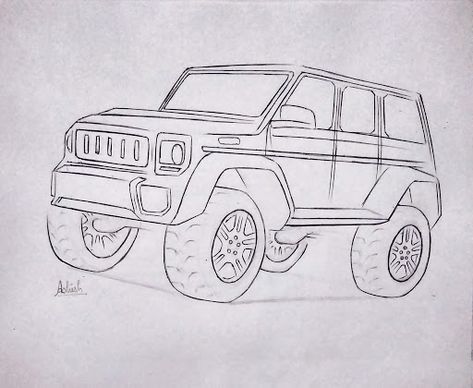 Mercedes Benz G-class Benz G Class, Mercedes Benz G Class, Benz G, G Class, Car Sketch, G Wagon, To Draw, Mercedes Benz, Snoopy