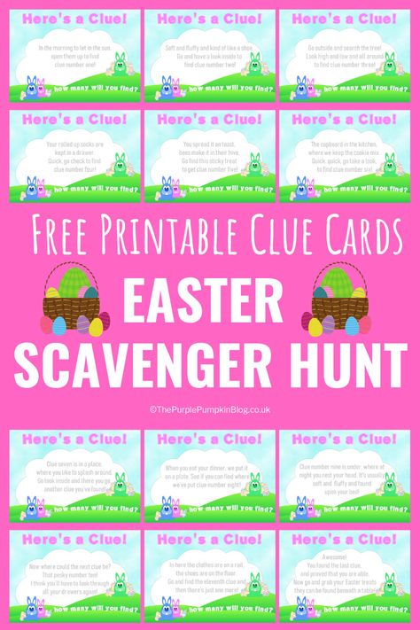 Easter Egg Scavenger Hunt Clues, Treasure Hunt Ideas, Easter Basket Hunt, Easter Scavenger Hunt Clues, Egg Hunt Clues, Easter Egg Scavenger Hunt, Easter Egg Hunt Clues, Easter Treasure Hunt, Easter Craft Activities