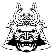 Simple Samurai Drawing, Samurai Helmet Drawing, Samurai Mask Drawing, Samurai Mask Art, Samurai Art Drawing, Samurai Helmet Tattoo, Drawing Helmet, Samurai Face Mask, Face Mask Drawing