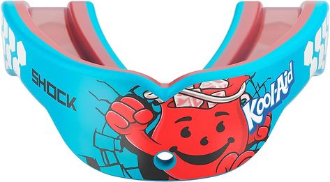 Shock Doctor Gel Max Power Mouth Guard, Flavored Sports Mouthguard for Football, Lacrosse, Hockey, Basketball, Flavored mouth guard, Youth & Adult, Adult, Kool-Aid Tropical Punch Sports Mouthguards, Mouth Guard Sports, Football Drip, Family Guy Funny, Spiderman Theme, Easter Games, Tropical Punch, Football Gear, Mma Boxing