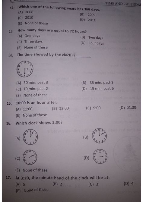 Time ⌚ and calender 🗓 questions for grade 1 Time And Calendar Worksheet Class 2, Calendar Worksheets, Math Olympiad, Math Station, Maths Resources, Fruit Designs, Calendar Math, Math Time, Math Stations