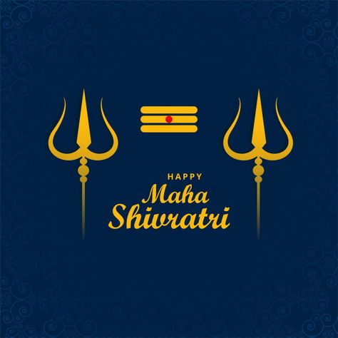 Sivarathri Images, Maha Sivarathri, Lord Shiva Trishul, Festival Banner Design, Shiva Trishul, Jay Mahakal, Happy Maha Shivratri, Elegant Banners, Lord Shiva Mantra