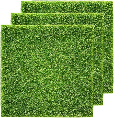 Amazon.com: KisSealed Artificial Garden Grass, Life-Like Fairy Artificial Grass Lawn 12 x 12 Inches Miniature Ornament Garden Dollhouse DIY Grass (12 x 12 Inches 3 Packs) : Home & Kitchen Hot Popcorn, Garden Grass, Residential Landscaping, Artificial Garden, Diy Lawn, Dollhouse Diy, Moss Plant, Artificial Lawn, Fairy Garden Decor