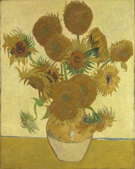 London's Must-See 2019 Exhibitions, Including Mandela, Michelangelo And Manga | Londonist Vase With Fifteen Sunflowers, Van Gogh Wallpaper, Most Beautiful Paintings, Most Famous Paintings, Van Gogh Sunflowers, Van Gogh Museum, Art Van, Paul Gauguin, Great Paintings