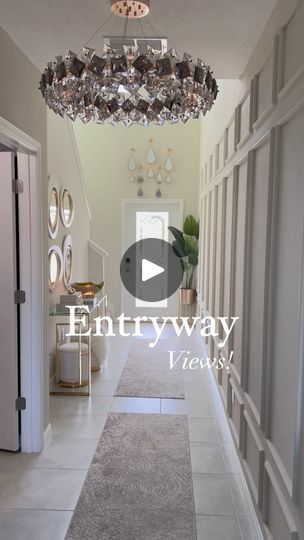 Glam Entryway Ideas, Glam Entryway, Apartment Luxury, Powder Room Design, Glam Decor, Still In Love, February 10, Wall Treatments, Happy Saturday