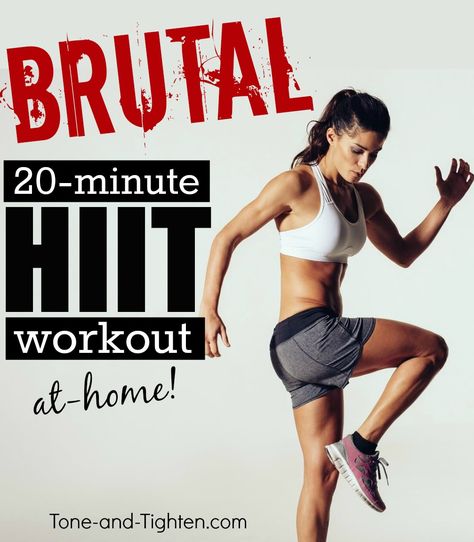 advanced at home hiit interval workout tone and tighten Hit Workout, 20 Minute Hiit Workout, Hiit Workout At Home, Interval Workout, Sup Yoga, Hiit Training, High Intensity Interval Training, Hiit Workout, Cardio Workout