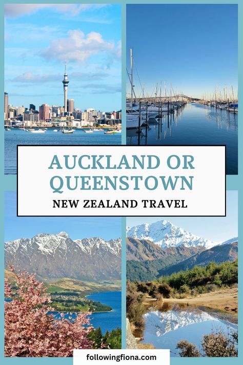 Is Queenstown or Auckland better for your next New Zealand adventure? Compare the adrenaline-pumping activities like bungy jumping and jet boating, and urban vibes in this New Zealand travel guide. 

Add to your NZ bucket list today!

Click to read, and save this for your next trip! Bungy Jumping, New Zealand Itinerary, New Zealand Adventure, New Zealand Travel Guide, Queenstown New Zealand, Jet Boats, New Zealand Travel, Adventure Activities, Cultural Experience