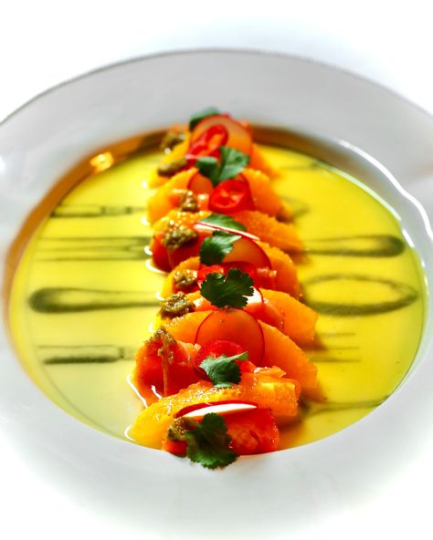 Salmon Crudo, Yuzu Kosho, Citrus Salmon, Fish Restaurant, Asian Fusion, Supper Club, Fine Food, Smoked Salmon, Fish Recipes