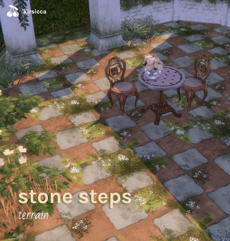 Sims 4 Cc Vines, Sims 4 Terrain Paint, Sims 4 Stone Floor, Sims 4 Floor, Sims 4 Cottagecore, Sims 4 Fairycore Cc, Sims 4 Farm Cc, Sims 4 Cc Goth, Play Sims 4