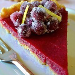 Hayley Parker (@thedomesticrebel) • Instagram photos and videos Nilla Wafer Crust, Cranberry Dessert, Lemon Custard, Sugared Cranberries, Lemon Filling, Frozen Cranberries, Custard Filling, Wafer Cookies, Lemon Tart