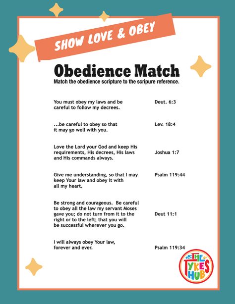 Obedience Crafts For Kids, Obedience Craft, Obedience To God, Creation Coloring Pages, Obey God, Kids Church Lessons, Worksheet For Kids, Bible Crafts For Kids, Childrens Bible