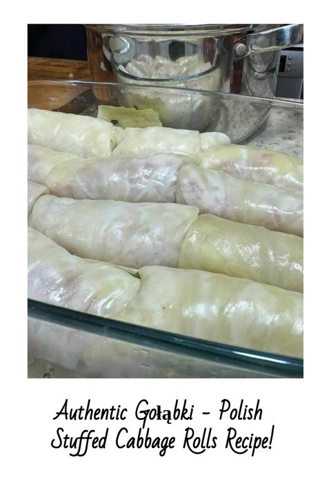 Looking for authentic Polish golumpki recipe? Check out this traditional recipe for Polish stuffed cabbage rolls you can easily make at home! Polish Cabbage Rolls Recipe, Polish Golumpki, Polish Golumpki Recipe, Golumpki Recipe, Polish Stuffed Cabbage Rolls, Polish Cabbage Rolls, Polish Cabbage, Polish Stuffed Cabbage, Stuffed Cabbage Rolls Recipe