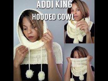 Knitting Machine Tutorial, Addi Express, Addi Knitting Machine, Circular Knitting Machine, Hooded Cowl, Knitting Machine Patterns, Machine Pattern, Knitting Machine Projects, Crochet Quilt