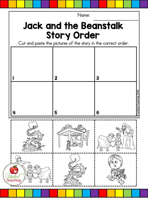 The Jack and the Beanstalks Fairy Tales packet draws upon the story elements found in the fairy tale to provide an assortment of literacy and math activities. These fairy tale activities are no-prep and make a great addition to any Jack and the Beanstalk fairy tale unit. Fairy Tale And Nursery Rhyme Activities, Jack And The Beanstalk Math Activities, Fairy Tale Unit Kindergarten, Jack In The Beanstalk Activities, Jack And Beanstalk Activities, Kings And Queens Kindergarten, Jack And The Beanstalk Preschool, Jack And The Beanstalk Art, Jack And The Beanstalk Craft