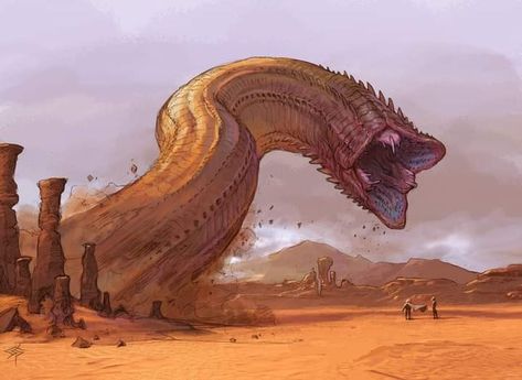 Kaiju Design, Monster Artwork, Dune Art, Creature Artwork, Cool Monsters, Fantasy Beasts, 다크 판타지, Alien Concept Art, Monster Concept Art