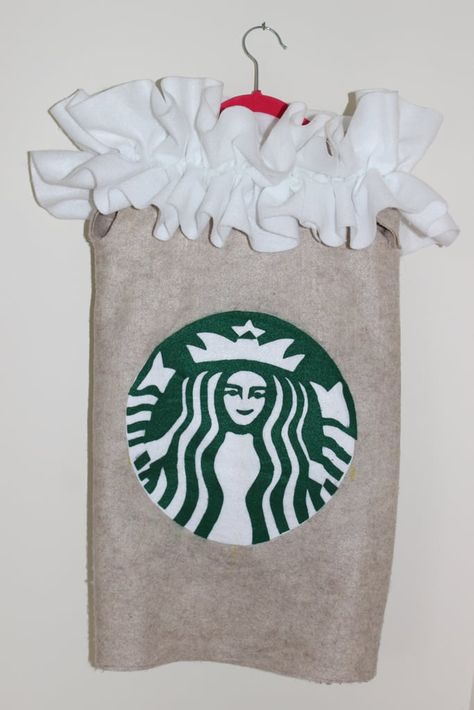 DIY Starbucks Frappuccino Costume For Kids | POPSUGAR Family Diy Starbucks Frappuccino, Starbucks Frappuccino Costume, Diy Frappuccino, Frappuccino Costume, Starbucks Halloween Costume, Starbucks Costume, Diy Starbucks, Best Halloween Costumes Ever, Starbucks Diy