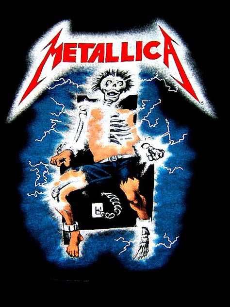 Ron Mcgovney, Metallica Vintage, Dibujos Toy Story, Metallica Art, Robert Trujillo, Metallica Shirt, Ride The Lightning, Band Wallpapers, Retro Graphic Tees