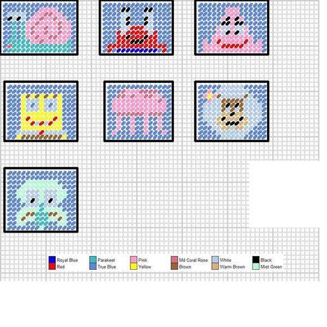 Plastic Canvas Stitch, Spongebob Squarepants Characters, Canvas Stitch, Plastic Canvas Magnets, Canvas Magnets, Ideas For Art Projects, Soft Baby Dolls, Plastic Canvas Cross Stitch, Cross Stitch Embroidery Patterns