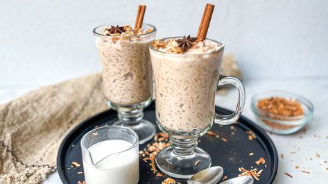 Chai Spices, Rice Pudding Recipes, Creamy Rice Pudding, Rice Pudding Recipe, Mango Sticky Rice, Creamy Rice, Mexican Hot Chocolate, Unsweetened Coconut Milk, Chai Spice