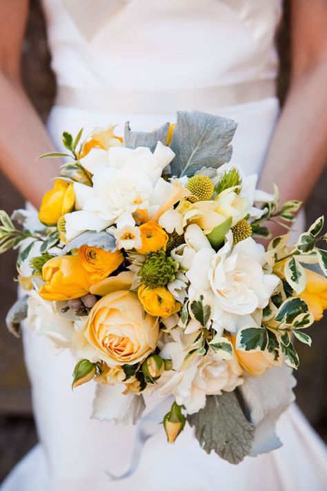 8 Fall Wedding Colors That Will Totally Inspire You Mustard Wedding, Yellow Wedding Inspiration, Peony Colors, Country Wedding Photography, Peony Bouquet Wedding, Yellow Bouquets, Yellow Wedding Flowers, Billy Buttons, Wine Country Wedding