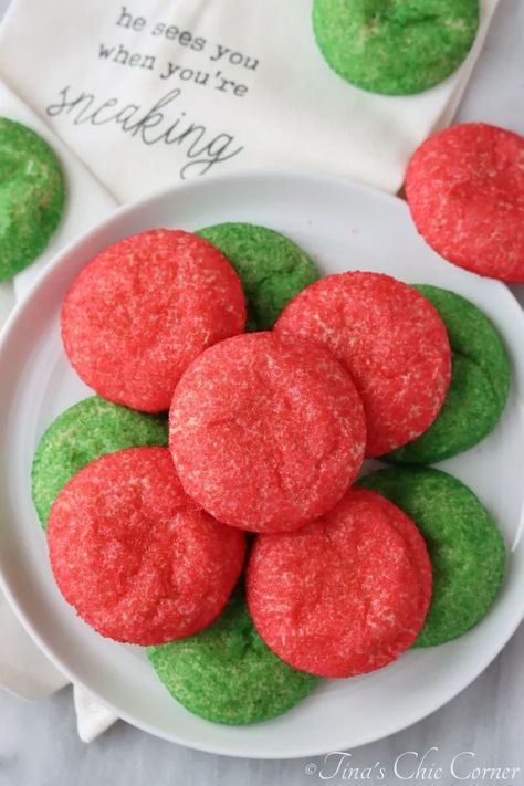 Drop Sugar Cookie Recipe, Drop Sugar Cookies, Christmas Baking Cookies, Holiday Cookies Christmas, Christmas Cookie Exchange, Best Sugar Cookies, Drop Cookies, Christmas Food Desserts, Xmas Cookies