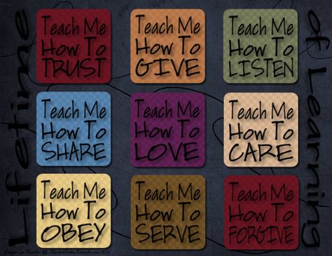 Printable Lifetime of Learning - Teach Me How To... poster Teach Me How To Love, Parenting Types, Being A Teacher, Lead By Example, Embrace It, How To Love, How He Loves Us, You Want Me, Marine Corps