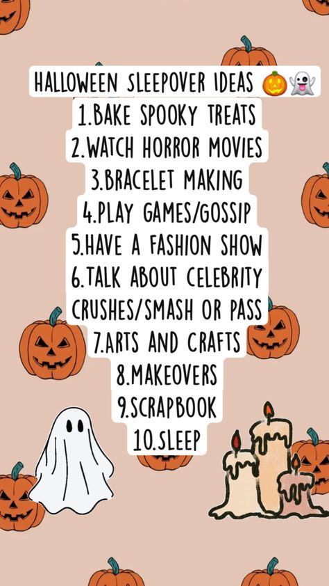 Halloween sleepover ideas Best Friend Halloween Sleepover, Sleepover Ideas Halloween, Halloween Slumber Party Ideas, Halloween Sleepover Ideas, Sleepover Checklist, Sleepover Vibes, Teen Sleepover Ideas, Halloween Sleepover, Teen Sleepover