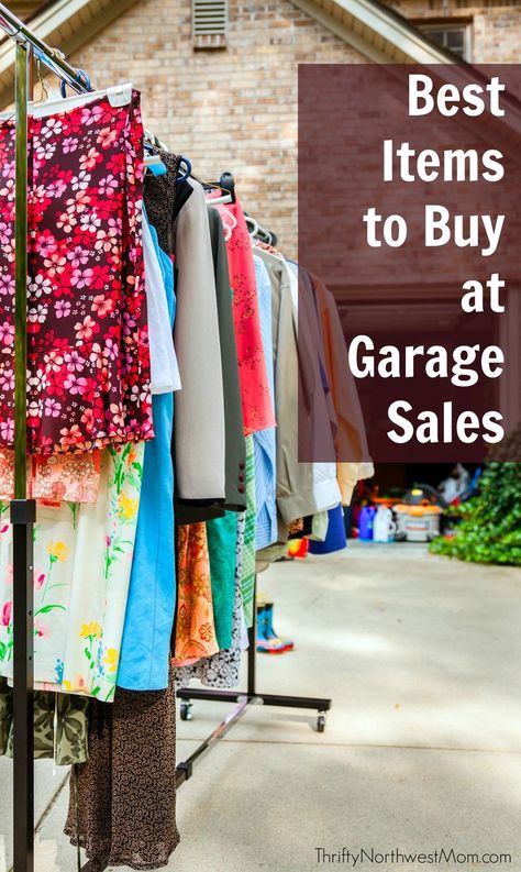 Garage Sale Treasure: 10 Best Items to Buy at Garage Sales - Thrifty NW Mom How To Plan A Garage Sale, Treasure 10, Dusting Tips, Garage Sale Tips, Big Garage, Items To Buy, Garage Sale Finds, Decluttering Tips, What To Sell