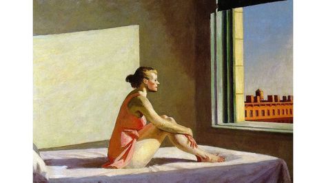 Windows are pervasive in Hopper's work – his Morning Sun (1952) shows his love of light and the city (Credit: Heirs of Josephine Hopper/ Licensed by ARS NY/DACS, London 2021) Edward Hopper Paintings, Pet Lion, Caspar David Friedrich, Digital Museum, Edward Hopper, Ohio Usa, Morning Sun, Caravaggio, Open Window