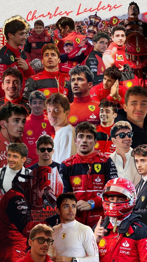 Charles Leclerc wallpaper F1 Drivers Collage, Charles Leclerc Collage, Charles Leclerc Wallpaper Iphone, Charles Wallpaper, Ferrari 16, F1 Nails, Charles Leclerc Wallpaper, Charles Lecrec, Leclerc Wallpaper