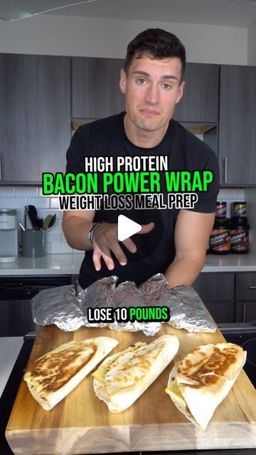 Low Carb On The Go Breakfast, Weight Lost In A Week Meal, Breakfast Meal Prep For The Week Losing Weight, High Protein Low Calorie Lunch Ideas, Johnny Hadac Recipes, Low Carb Breakfast On The Go, Egg Life Wrap Recipes, High Protein Low Calorie Breakfast, High Protein Wraps