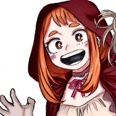 Uraraka Pfp, Ochako Icon, Discord Bio, Chibi Icon, Discord Profile, Duos Icons, Fasion Outfits, Girl Thinking, Ochako Uraraka