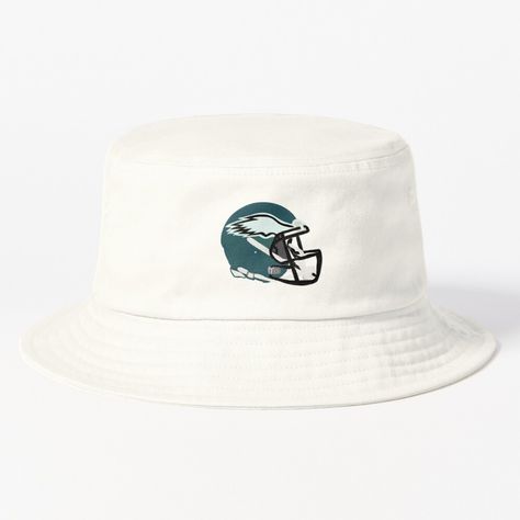 Get my art printed on awesome products. Support me at Redbubble #RBandME: https://www.redbubble.com/i/bucket-hat/Hand-drawn-Eagles-helmet-by-Petersrac/161581235.95SI6?asc=u Eagles Helmet, Bucket Hat Design, Hats For Sale, Flats Top, Hat Designs, Eagles, Dad Hats, Bucket Hat, Awesome Products