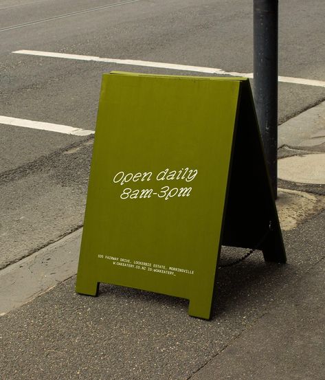 Green Brand Identity, Blake Scott, Cafe Signage, Green Branding, Coffee Tips, Beauty Branding, Sidewalk Sign, Blog Design Inspiration, Cafe Branding