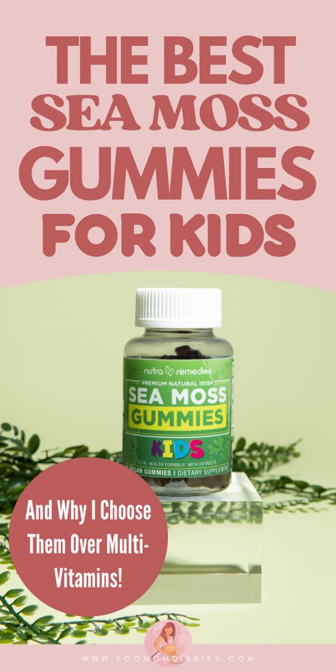 The Benefits Of Sea Moss Gummies For Kids, And Why They’re A Healthier Alternative To Traditional Muti-Vitamins + 3 brand recommendations #seamossbenefits #seamossgummies #seamossforkids #constipationrelief #asthma Sea Moss Gummies, Sea Moss Mineral List, Immune Gummies, Sea Moss Vitamins, Benefit Of Sea Moss, Seamoss Benefits, Sources Of Iodine, Vegan Gummies, Constipation Relief