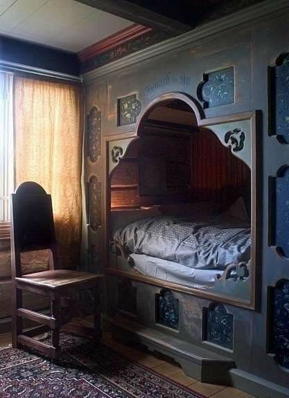 Alcove Bed, Bed Nook, Built In Bed, Box Bed, Bunk Bed, My New Room, Dream Room, 인테리어 디자인, My Dream Home