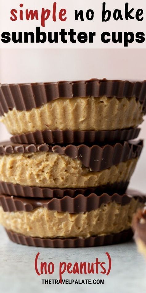 Sunflower Seed Butter Recipes Desserts, Desserts With Sunflower Seeds, Sunflower Butter Cups, Recipes With Sunflower Butter, Nut Butter Recipes Desserts, Sunbutter Desserts, Sunflower Butter Recipes, Sunbutter Cups, Seed Cycle