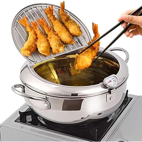 Japanese Tempura, Perfect French Fries, Fries Chicken, Cookware Essentials, Induction Stove Top, Deep Fryers, Induction Cookware, Fried Beef, Deep Fryer