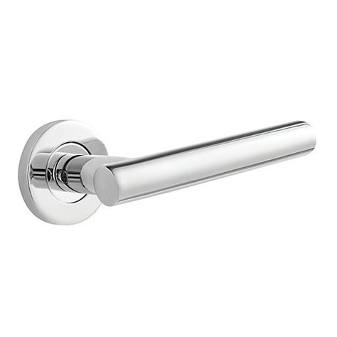 Designer Levers Oscar Lever On Rose Door Handle - Polished Stainless Steel 1 Pair | Wickes.co.uk Silver Door Handles, Stainless Steel Door Handles, Internal Door Handles, Lever Door Handles, Door Handles Interior, Doors Interior Modern, Loft Bedroom, Internal Door, Steel Accessories