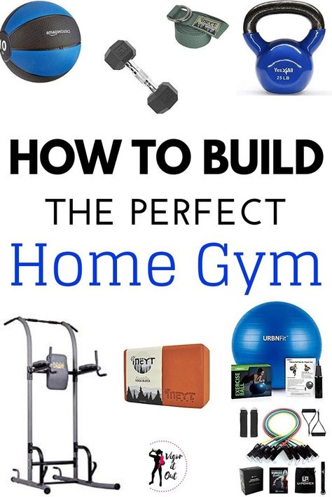 The Best Affordable Home Gym Equipment List for your Workouts Small Exercise Equipment, Home Workout Room, Home Gym On A Budget, Home Gym Essentials, Postpartum Fitness, Workout Room Home, Garage Basement, Personal Fitness Trainer, Exercise Room