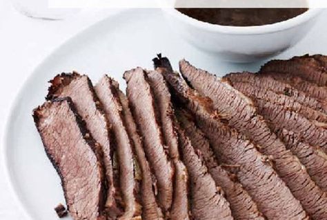 Pomegranate Braised Brisket Brisket Dishes, Best Brisket Recipe, Brisket Seasoning, Braised Brisket, Beef Brisket Recipes, Potted Beef, Brisket Recipes, Passover Recipes, Slow Cooker Soup