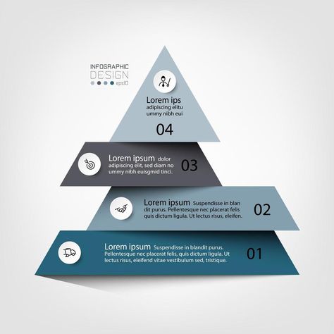 Pyramid shape 4 step infographic Step Infographic, Timeline Infographic Design, Creative Post, Chart Infographic, Pyramid Shape, Timeline Infographic, Design Posters, Logo Banners, Cityscape Photos