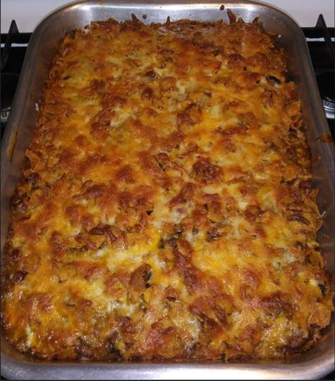 Recipes With Hatch Green Chiles, Fritos Pie, Green Chili Casserole, Frito Pie Recipe, Frito Chili Pie, Chili Cheese Fritos, Hatch Green Chili, Green Chili Pork, Cream Corn Casserole