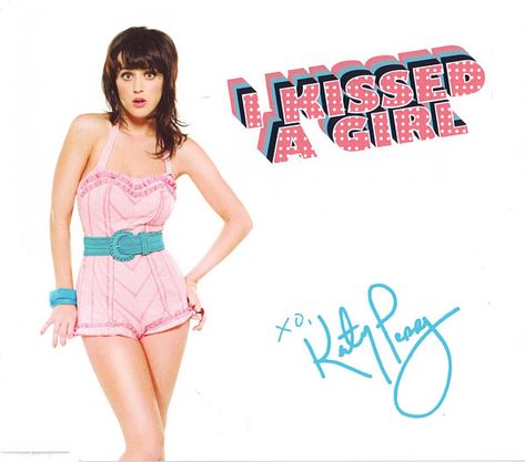 Katy Perry - I Kissed A Girl at Discogs Katy Perry Costume, Single Artwork, Single Art, I Kissed A Girl, Jessie J, Concert Fits, Modern Hairstyles, Everyday Hairstyles, Dark Beauty