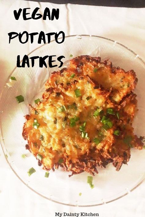 Vegan Latkes, Clean Appetizers, Vegan Potato Pancakes, Pancakes Sans Gluten, Resep Sandwich, Potato Appetizers, Monte Cristo Sandwich, Recipes Vegetables, Potato Latkes