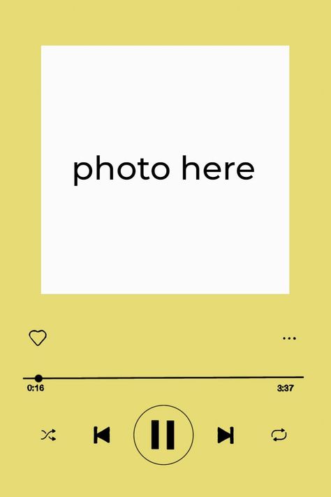 Music Playing Template, Spotify Template, Random Video, Story Insta, Merch Ideas, Instagram Frame Template, Music Album Covers, Aesthetic Things, Instagram Frame