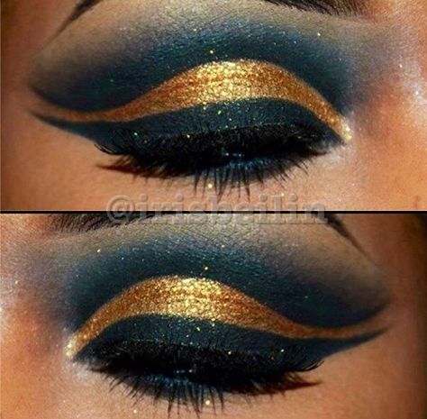 Golden Queen Of The Nile Makeup, Queen Of The Nile, Egyptian Make Up, Egyptian Eyes, Egypt Makeup, Egyptian Eye Makeup, Population Explosion, Egypt Costume, Cleopatra Makeup