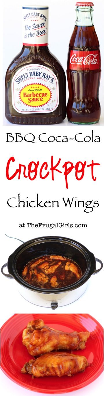 Crockpot Barbecue Coca-Cola Wings Recipe! ~ from TheFrugalGirls.com ~ give your chicken a delicious makeover with this EASY and crazy delicious Barbecue Wings recipe!  Just 3 ingredients!!  #slowcooker #recipes #thefrugalgirls Cola Wings, Crockpot Chicken Wings, Crockpot Barbecue, Barbecue Wings, Easy Tailgate Food, Bbq Wings Recipe, Chicken Wings Crockpot, Bbq Chicken Wings Recipe, Bbq Chicken Wings