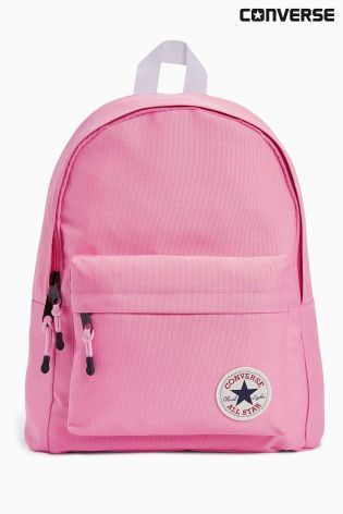 Stand out in the playground with this pink converse backpack.