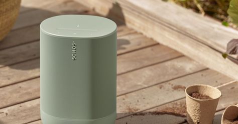 Sonos announces Move 2 speaker with stereo sound and 24-hour battery life Sonos Move, Sonos Speakers, Slider Bar, Bluetooth Audio, Move It, Olive Green Color, Portable Speaker, Battery Life, This Morning